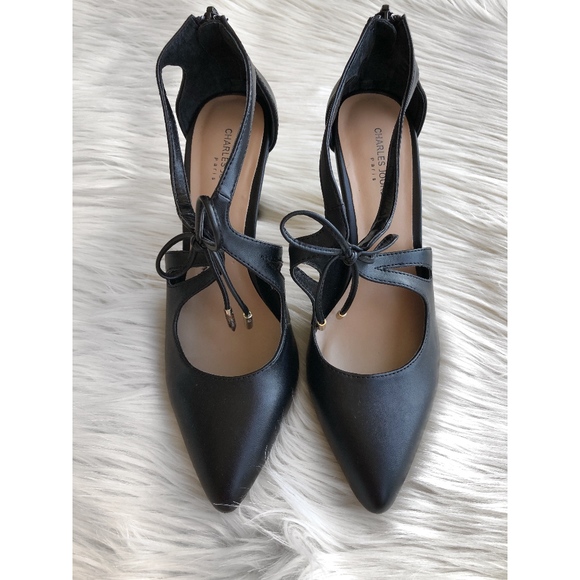 Charles Jourdan Shoes - Charles Jourdan Paris | Black Tie Pumps